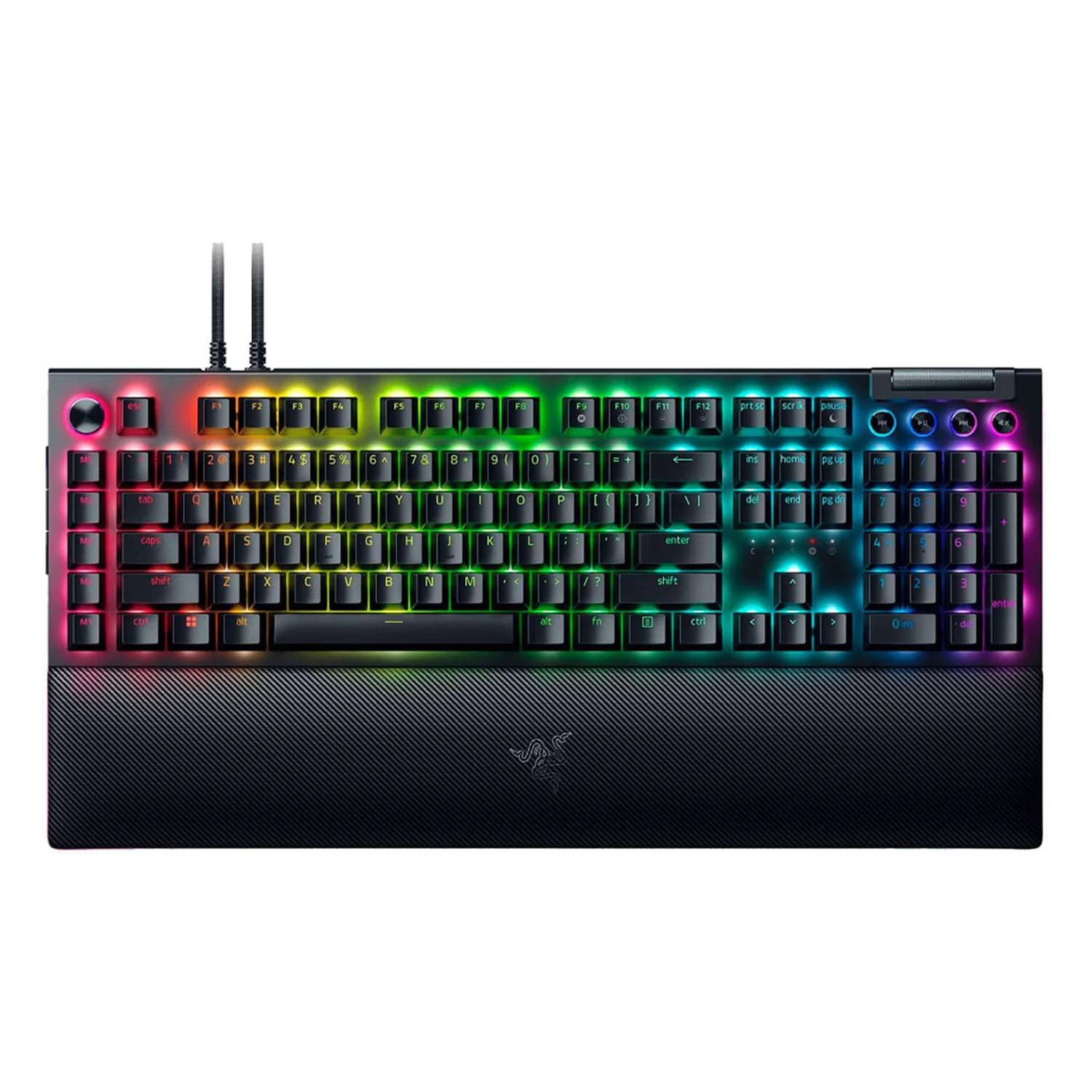 Razer Teclado Razer Blackwidow V4 Pro RZ03-04680200-R3U1 RGB Switch Green USB Inglês - Preto