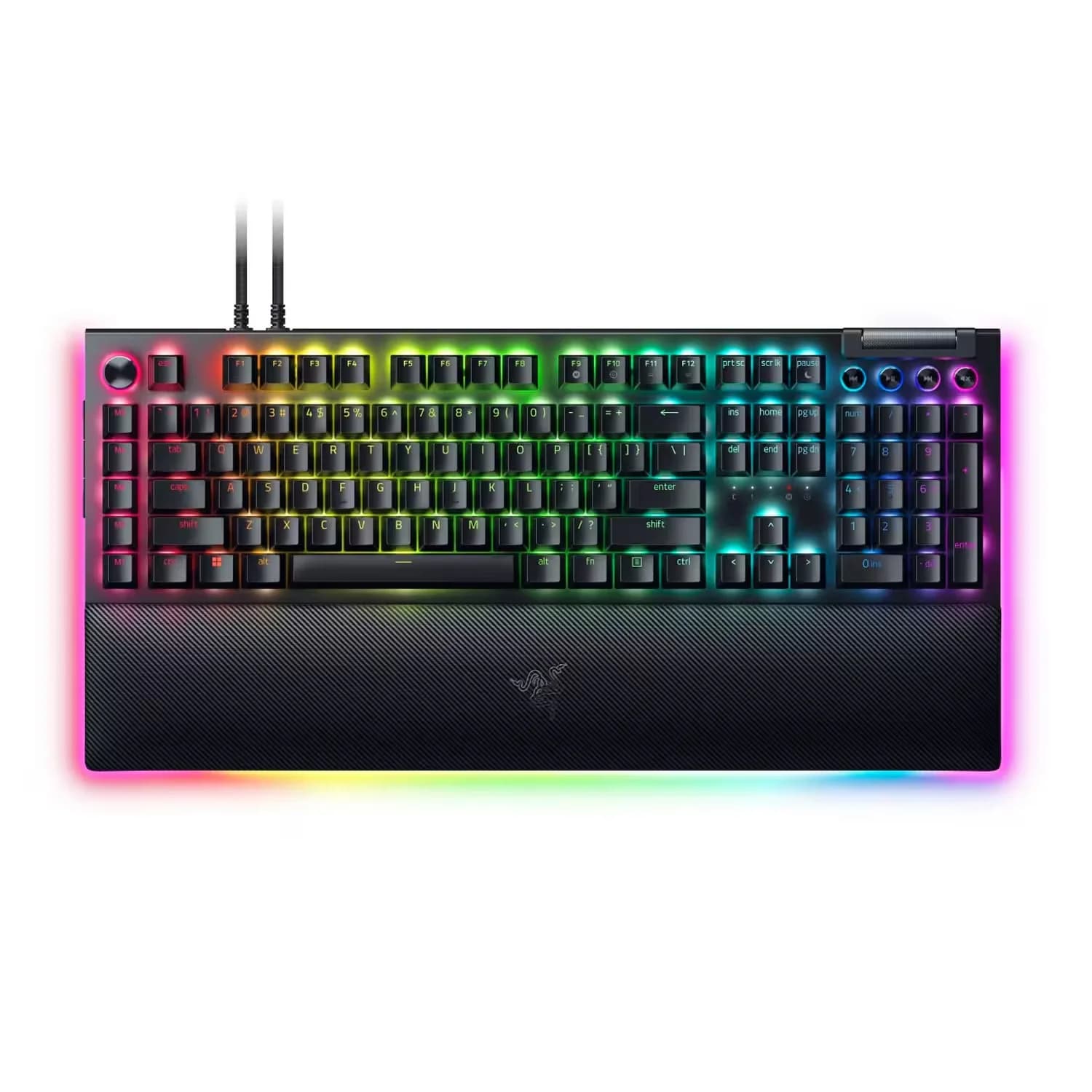 Razer Teclado Razer Blackwidow V4 Pro RZ03-04681900-R3U1 RGB Switch Yollow USB Inglês - Preto