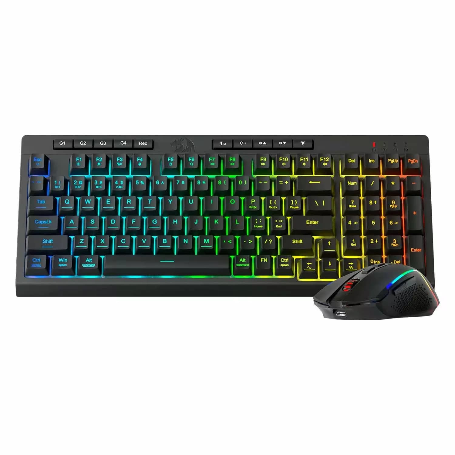 Redragon Kit Teclado e Mouse Gamer Redragon S142 - Preto