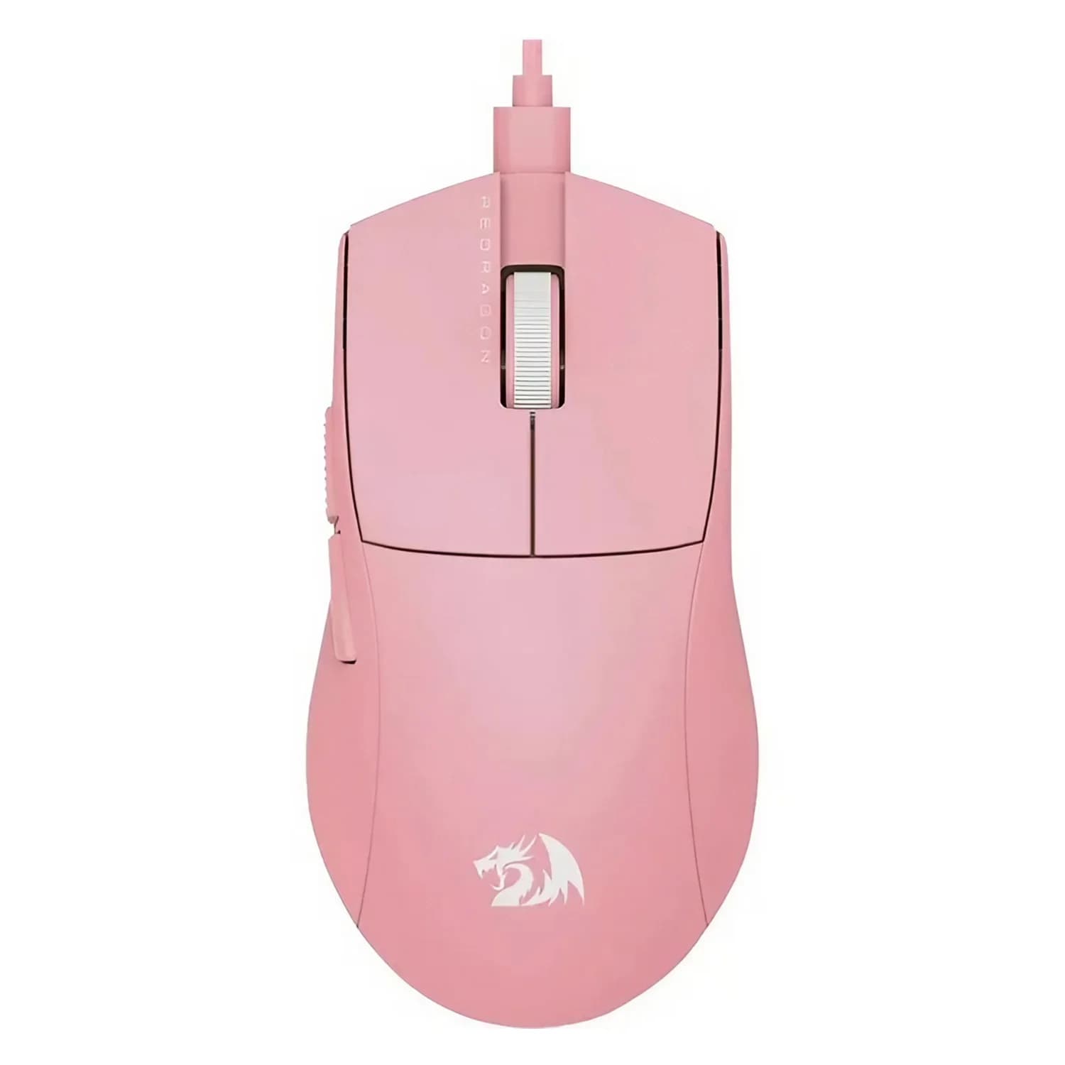 Redragon Mouse Gamer Redragon K1ng 1K M724P 12400 DPI USB-C - Rosa