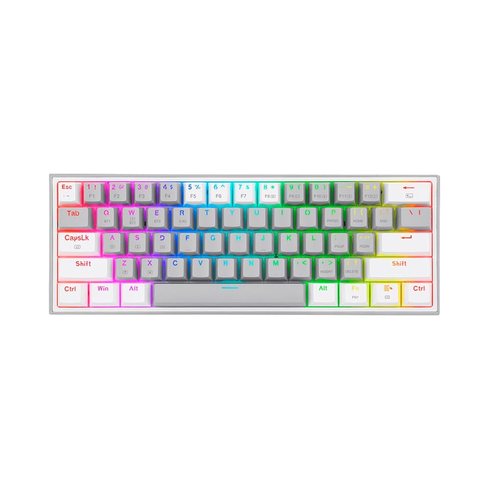 Redragon Teclado Mecánico Redragon K616 Fizz Pro White Pink Rgb