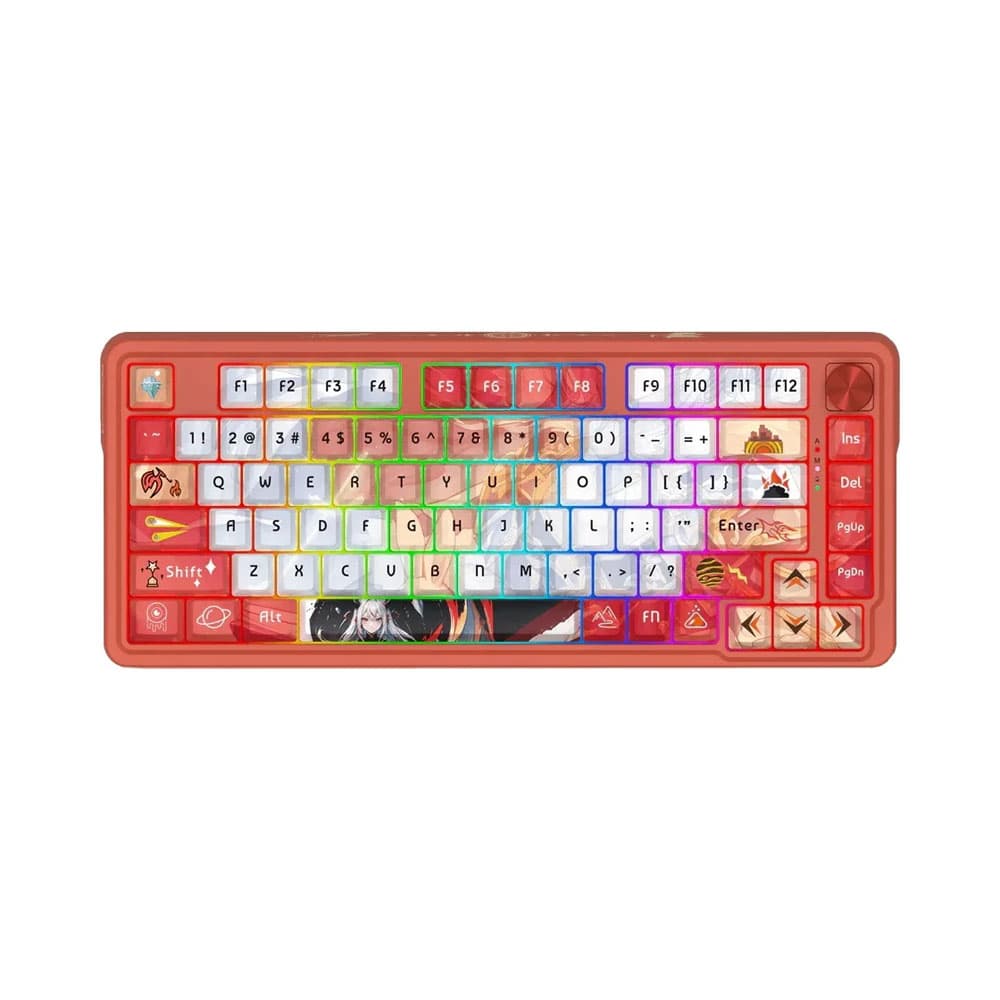 Redragon Teclado Gamer Redragon K673 Ak Rgb Pro Ucal Pro Rojo
