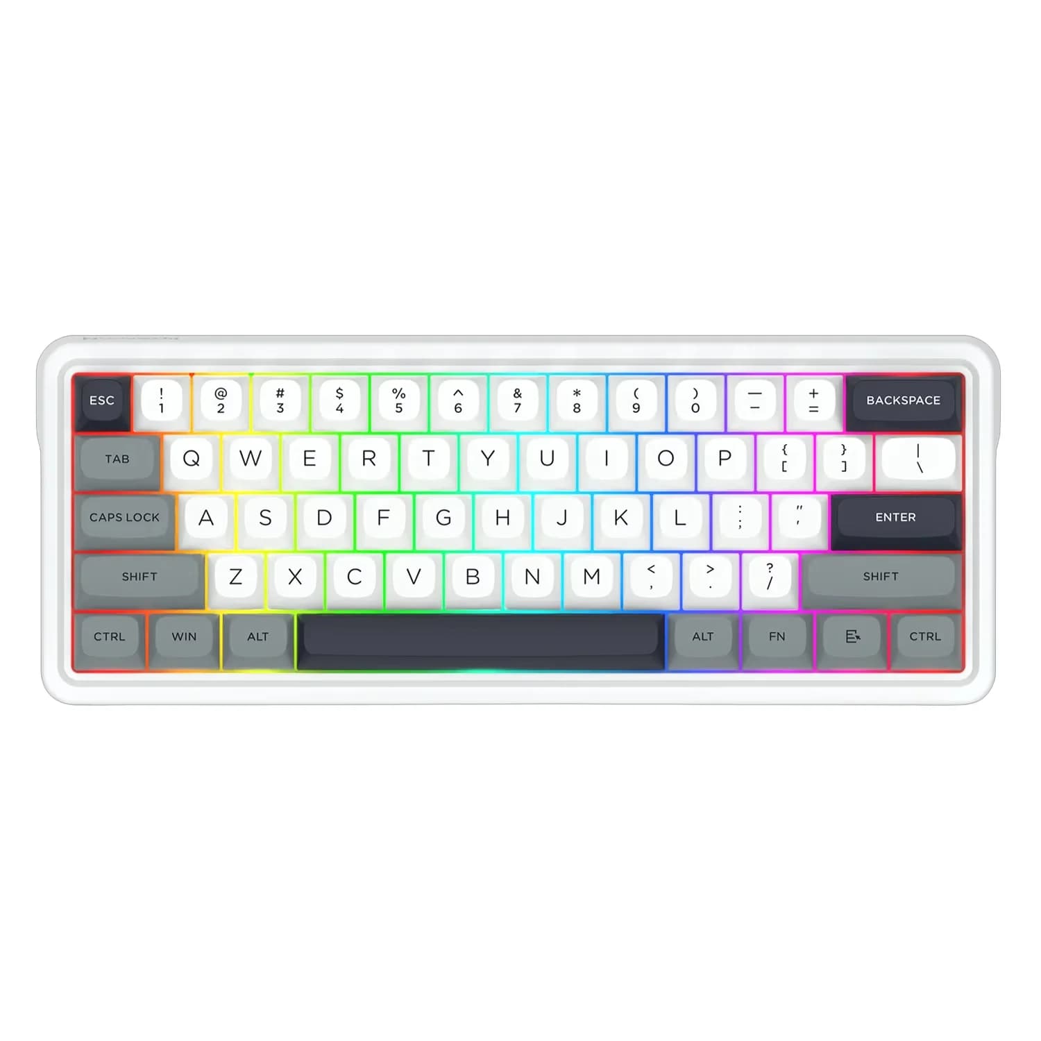 Redragon Teclado Gamer Redragon K722WGP RGB Pro Ironguard Sem Fio Inglês - Branco