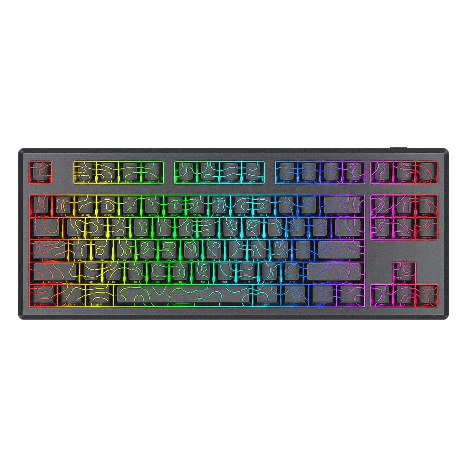 Redragon Teclado Gamer Redragon Uranus Pro K737B RGB Sem Fio - Preto