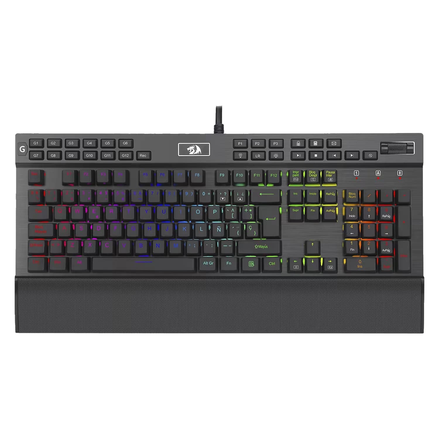 Redragon Teclado Gamer Redragon YAMA K550-1-SP RGB - Preto