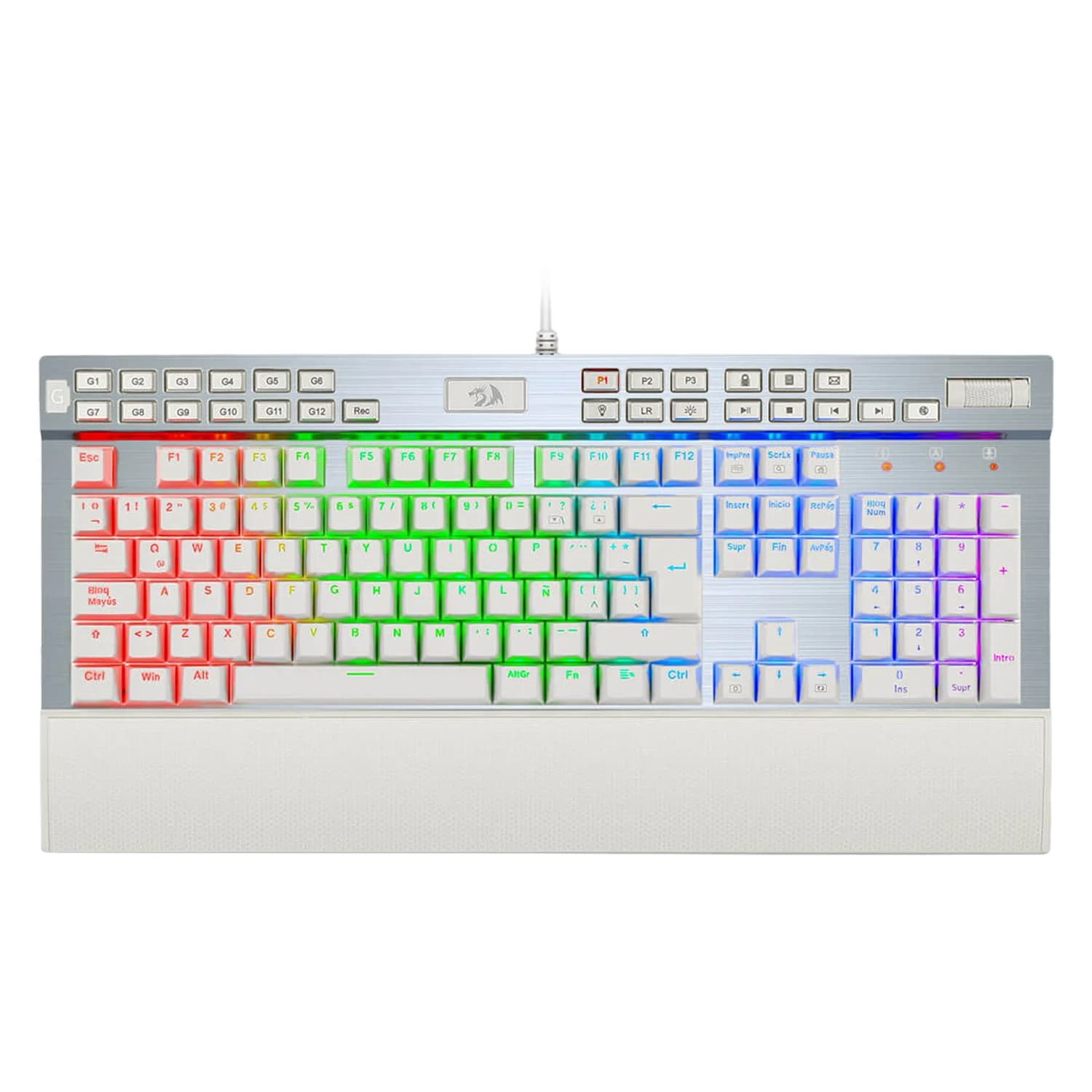 Redragon Teclado Gamer Redragon Yama K550W-RGB-1 RGB Switch Purple USB - Preto