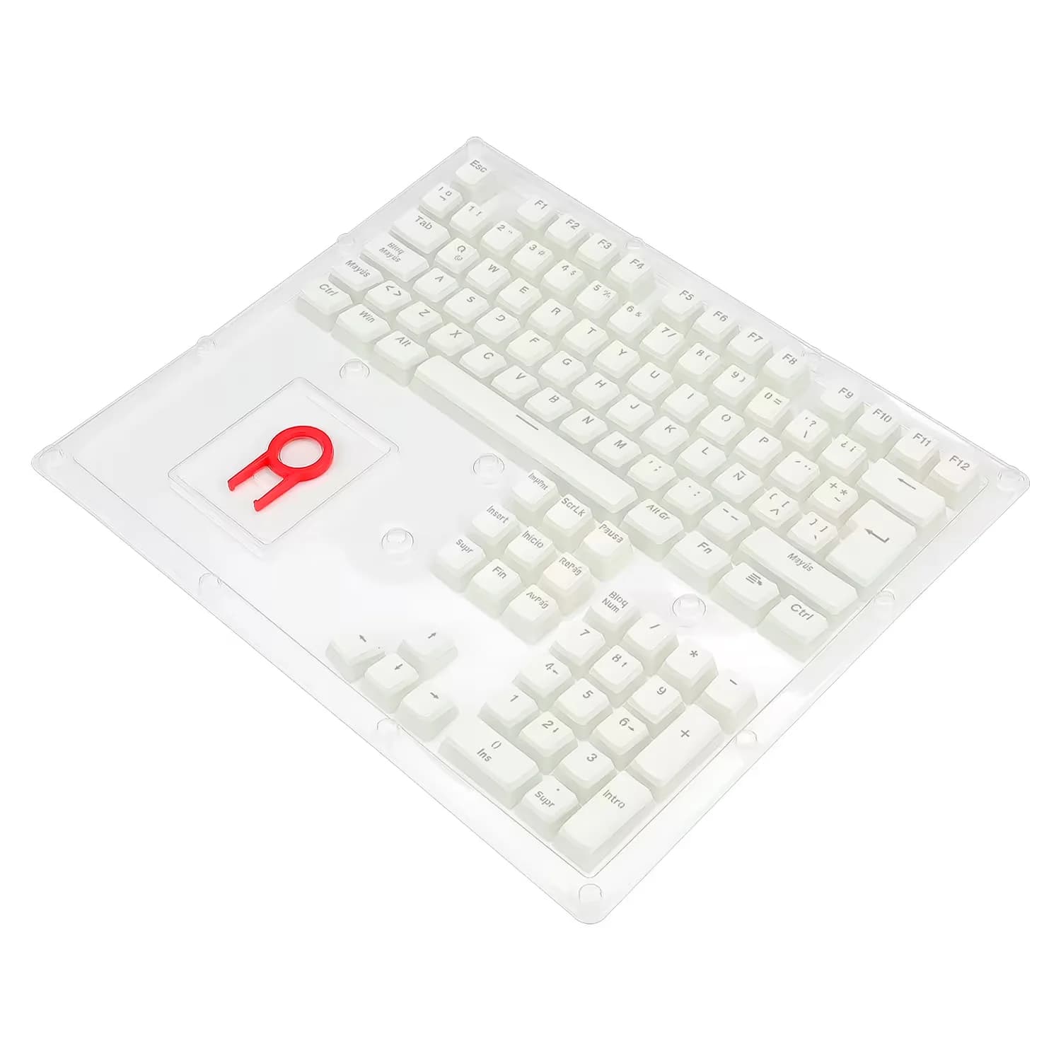 Redragon Teclas para Teclado Redragon Scarab A130W-SP - Branco