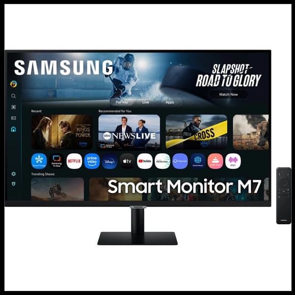 Acessório · Samsung Smart Monitor Samsung M7 S32FM700UN de 32" 4K 16:9 4 ms GTG com Wi-Fi HDMI