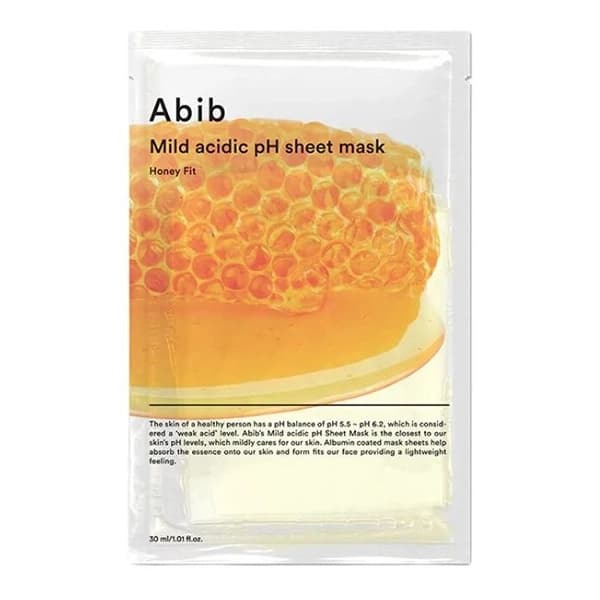 Abib Máscara Facial Abib Mild Acidic Ph Sheet Mask Honey Fit - 1 Unidade