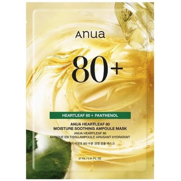 Anua Mascara Facial Heartleaf 80+ Panthenol Moisture Soothing - 1 Unidade
