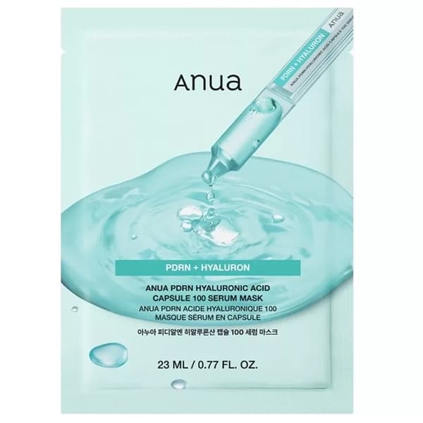 Anua Mascara Facial Pdrn Hyaluronic Acid Capsule 100 Serum Mask - 1 Unidade