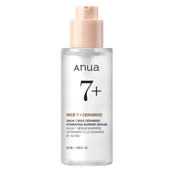 Anua Serum Facial Rice 7+ Ceramide Hydrating Barrier de 50 Ml