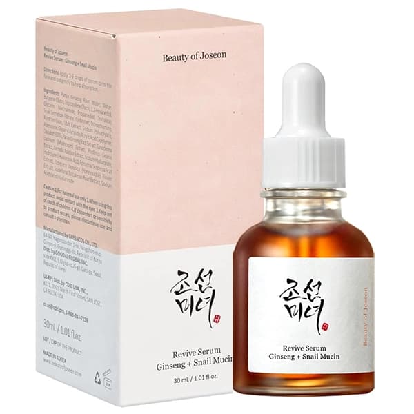 Beauty-Of-Joseon Sérum Facial Beauty of Joseon Revive Serum: Ginseng + Snail Mucin de 30 Ml