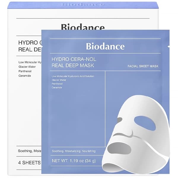 Biodance Máscara Facial Biodance Hydro Cera-Nol Real Deep Mask - 4 Unidades