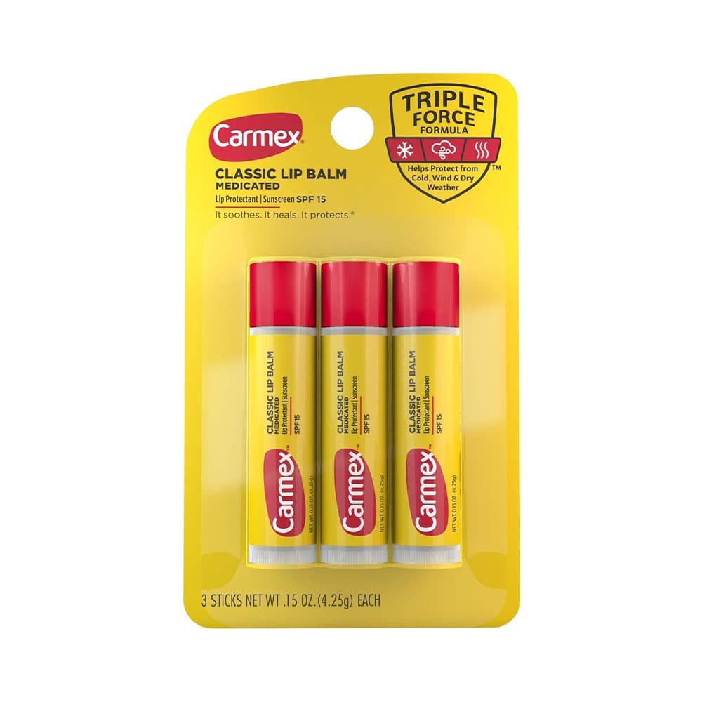 Carmex Bálsamo Labial Carmex Classic Medicated 3 Unidades