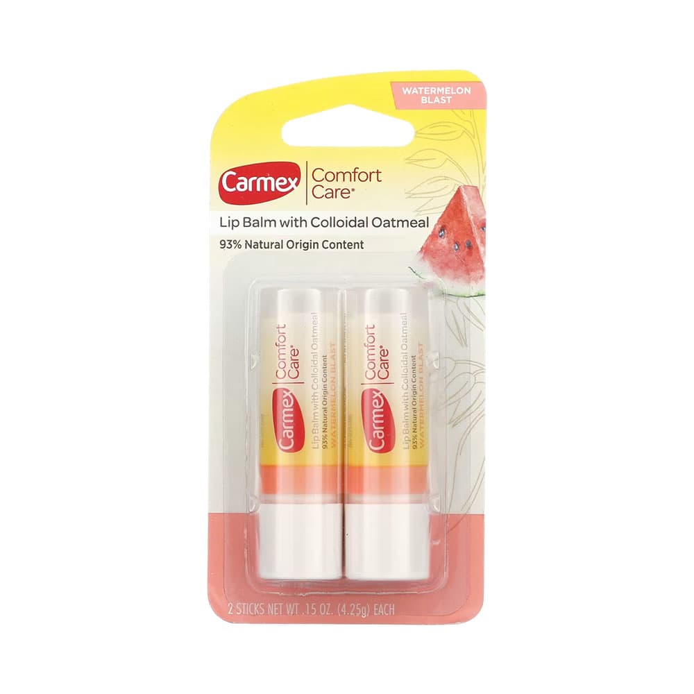 Carmex Bálsamo Labial Carmex Comfort Care Colloidal Oatmeal Watermelon 2 Unidades