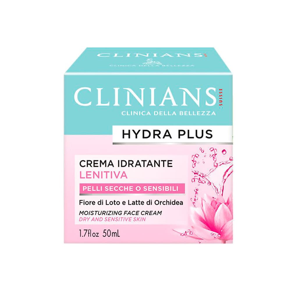 Creme Facial Hidratante Clinians Para Pele Seca Ou Sensível Hydra Plus 50Ml - Roma Shopping