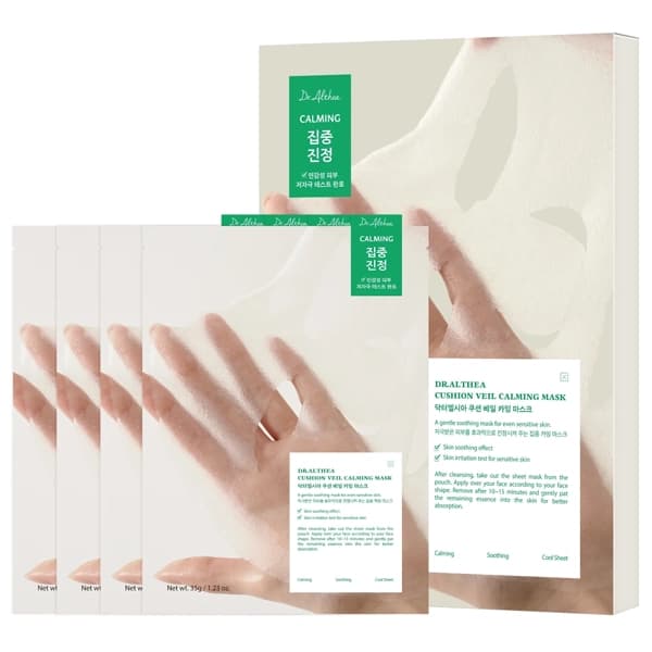 Dralthea Máscara Facial Dr. Althea Cushion Veil Calming Mask - 4 Unidades