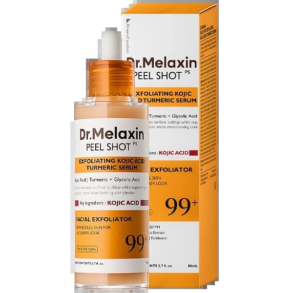 Drmelaxin Sérum Facial Dr.Melaxin Peel Shot Exfoliating Kojic Acid Turmeric de 80 Ml