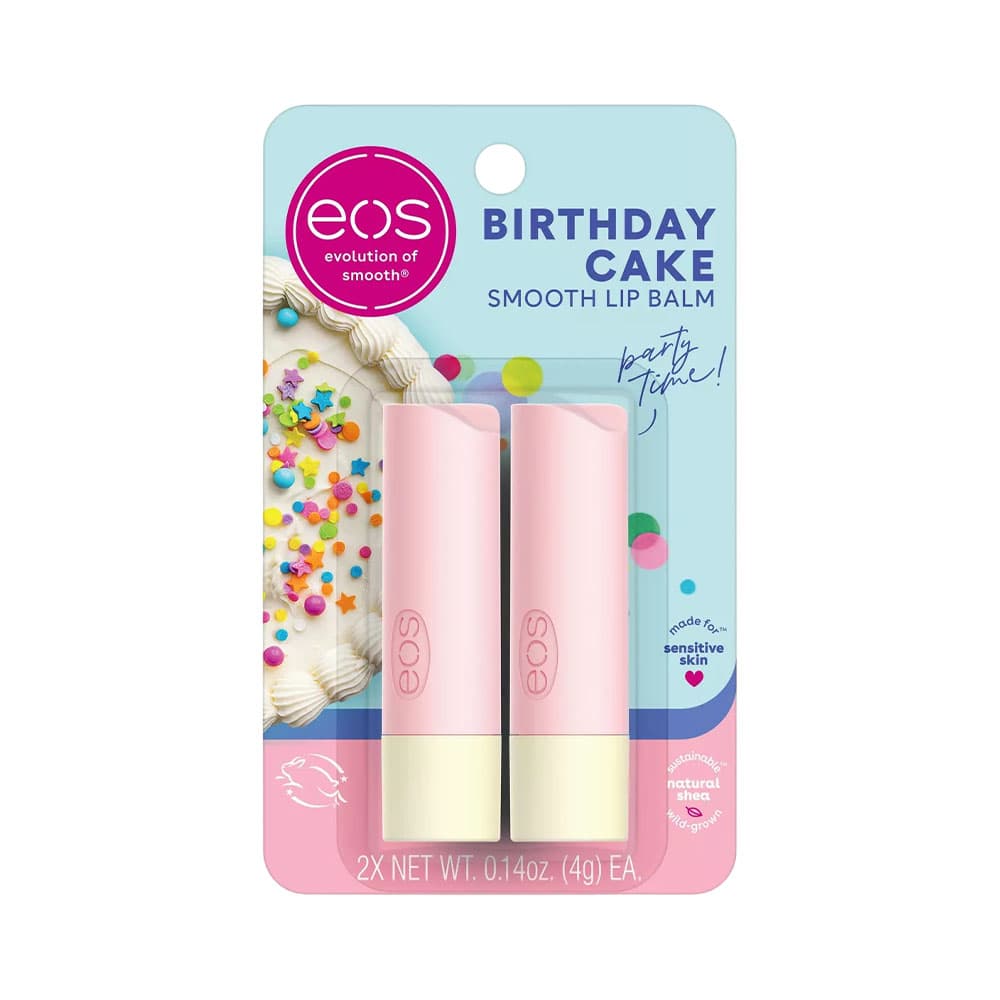 Eos Bálsamo Labial Eos Stick Smooth Birthday Cake 2 Unidades