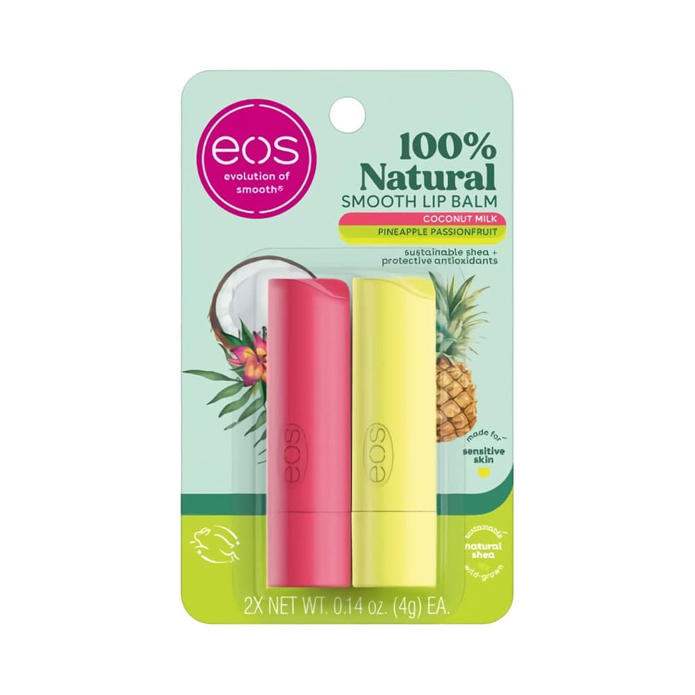 Eos Kit Bálsamo Labial Eos Coconut Milk Pineapple Passionfruit