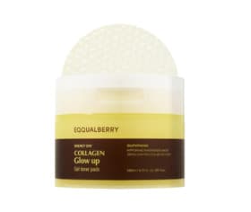 Eqqualberry Collagen Glow Up Gel Toner Pads 140 Ml