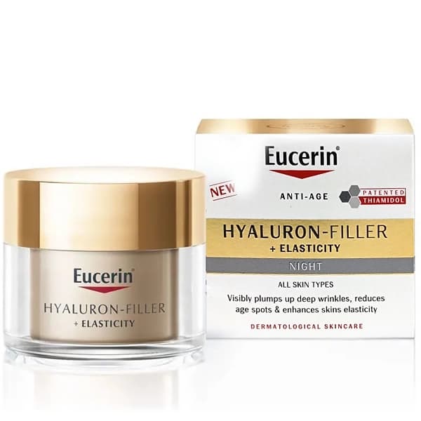 Eucerin Creme Facial Hidratante Hyaluron-Filler + Elasticity Night 50 Ml