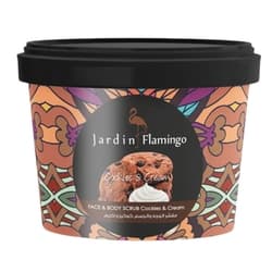 Flamingo Face and Body Scrub Cookies and Cream 400G