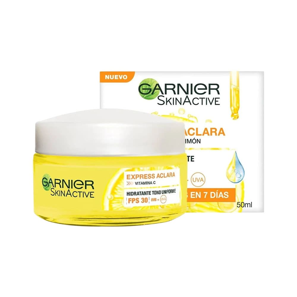 Garnier Crema Facial Hidratante Express Aclara Spf30 50 Ml