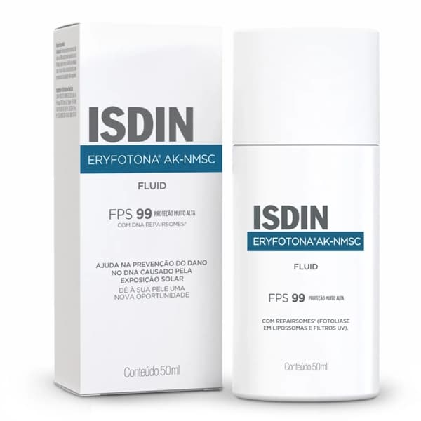 ISDIN Protetor Solar Facial Eryfotona Ak-Nmsc Fluid Spf 99 50 Ml