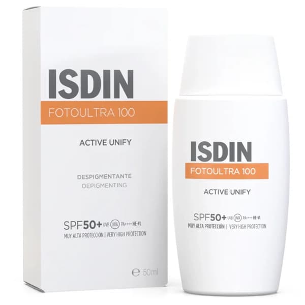 ISDIN Protetor Solar Facial Fotoultra 100 Active Unify Spf50+ 50 Ml