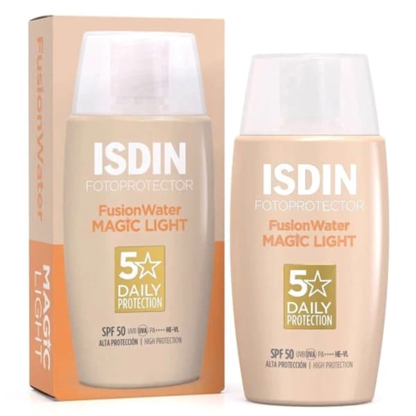 ISDIN Protetor Solar Facial Fusionwater Magic Light Spf 50 50 Ml