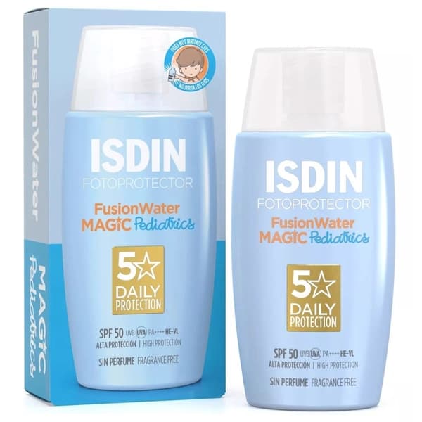 ISDIN Protetor Solar Fusion Water Magic Pediatrics Spf 50 50 Ml