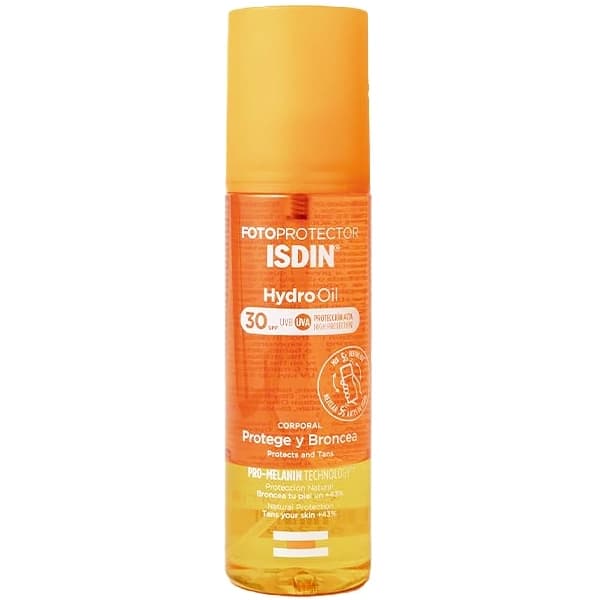 ISDIN Protetor Solar Hydro Oil Spf 30 200 Ml