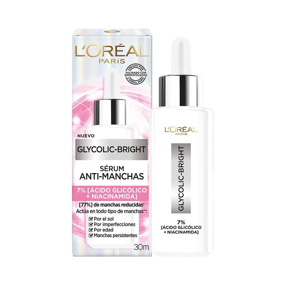 Loreal Sérum Facial L'Oréal Glycolic Bright Anti Manchas 30 Ml