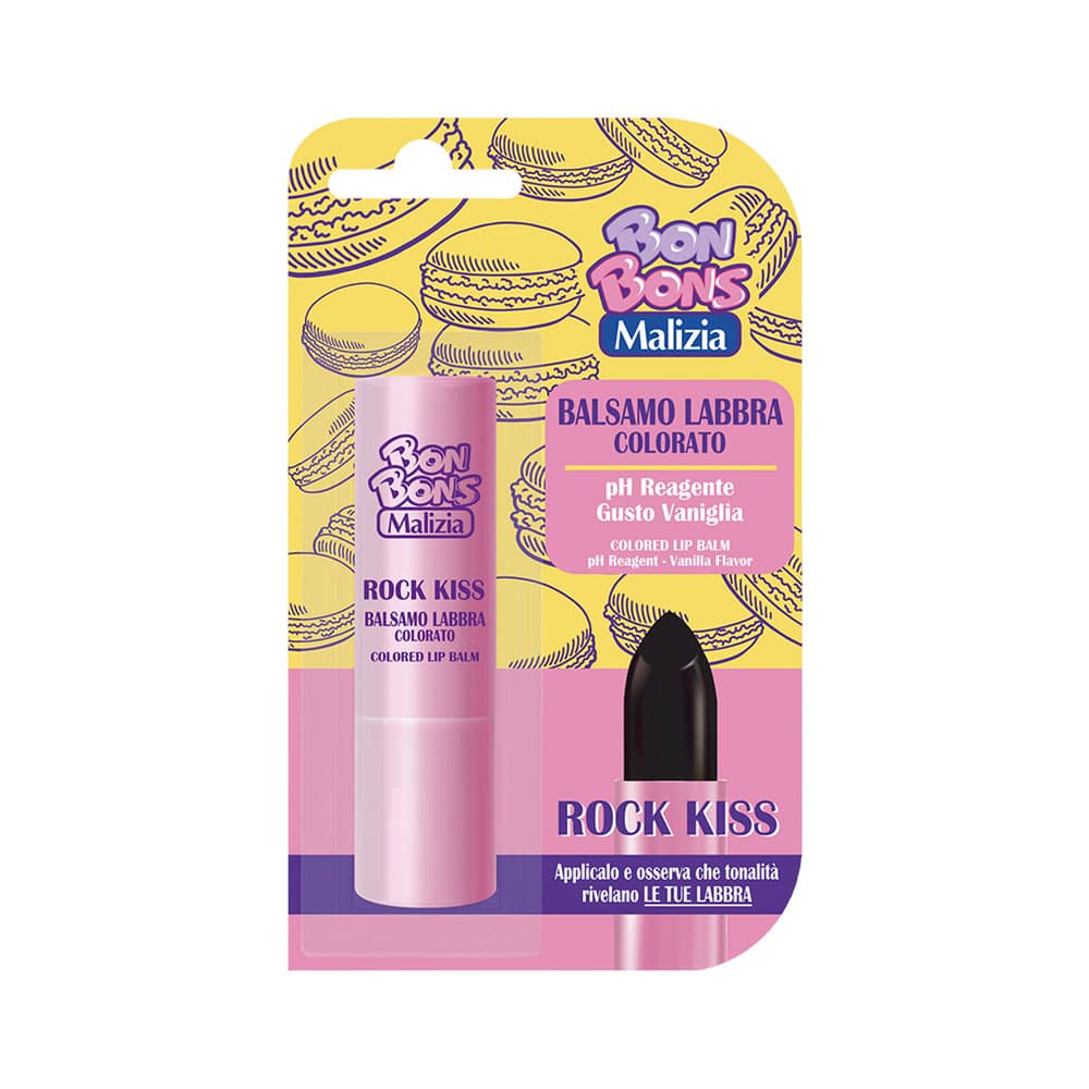 Malizia Bálsamo Labial Malizia Bon Bons Rock Kiss Vanilla 3,5 Ml