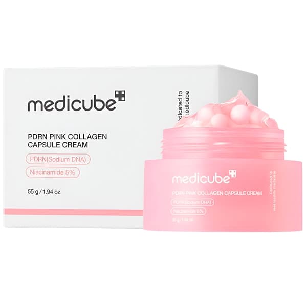 Medicube Creme Facial Hidratante Medicube Pdrn Pink Collagen Capsule Cream de 55 G