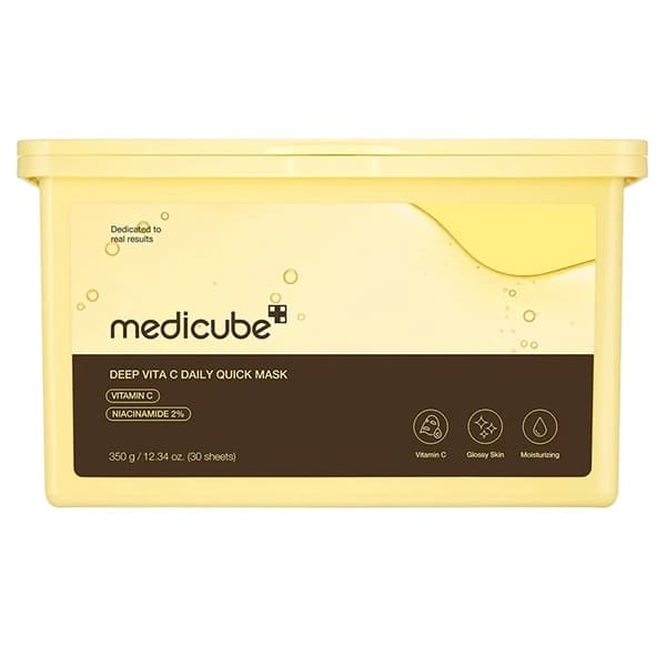 Medicube Máscara Facial Medicube Deep Vita C Daily Quick Mask - 30 Unidades (Frasco Danificado)