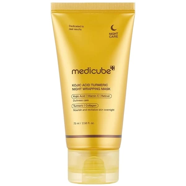 Medicube Máscara Facial Medicube Kojic Acid Turmeric Night Wrapping Mask de 75 Ml