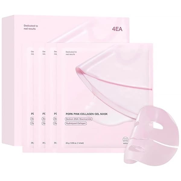 Medicube Máscara Facial Medicube Pdrn Pink Collagen Gel Mask - 4 Unidades