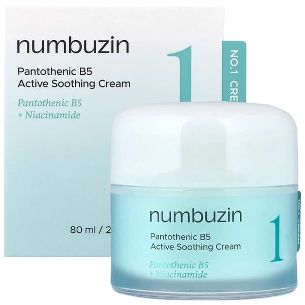 Numbuzin Creme Facial Hidratante Numbuzin No.1 Pantothenic B5 Active Soothing 80 Ml (Frasco Danificado)