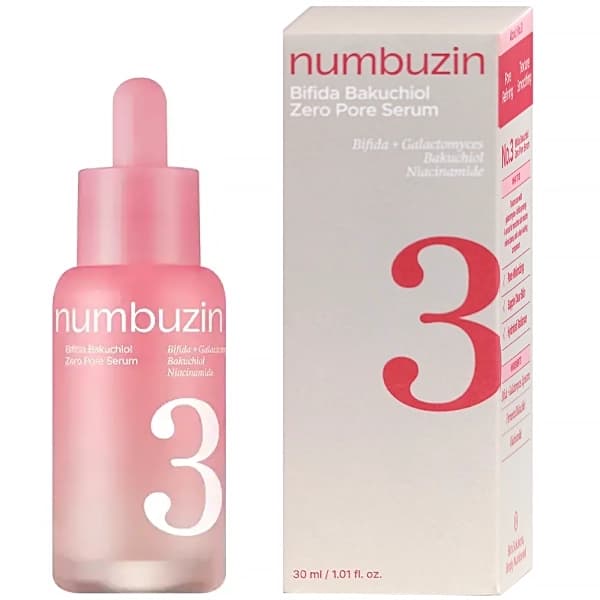 Numbuzin Sérum Facial Numbuzin No3 Bifida Bakuchiol Zero Pore de 30Ml