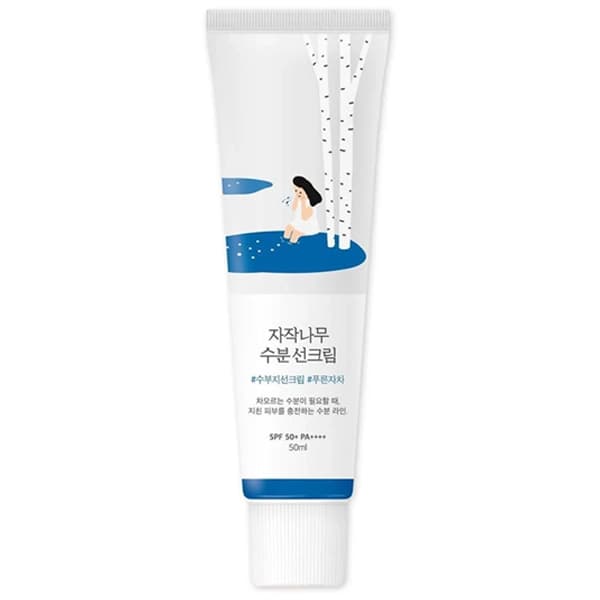 Round-Lab Protetor Solar Facial Round Lab Birch Juice Moisturizing Sunscreen Spf 50+ Pa++++ 50 Ml