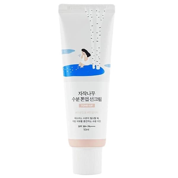 Round-Lab Protetor Solar Facial Round Lab Birch Juice Moisturizing Tone Up Sunscreen Spf 50+ Pa++++ 50 Ml