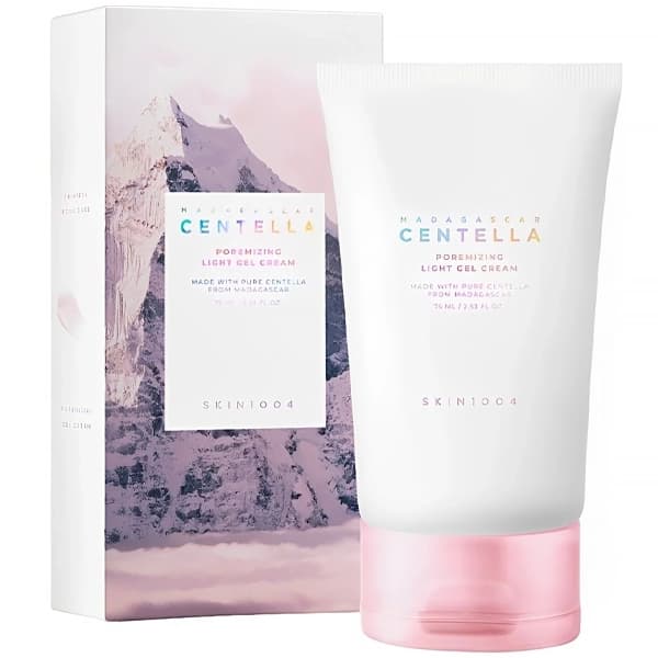 Skin1004 Creme Facial Hidratante Skin1004 Madagascar Centella Poremizing Light de 75 Ml