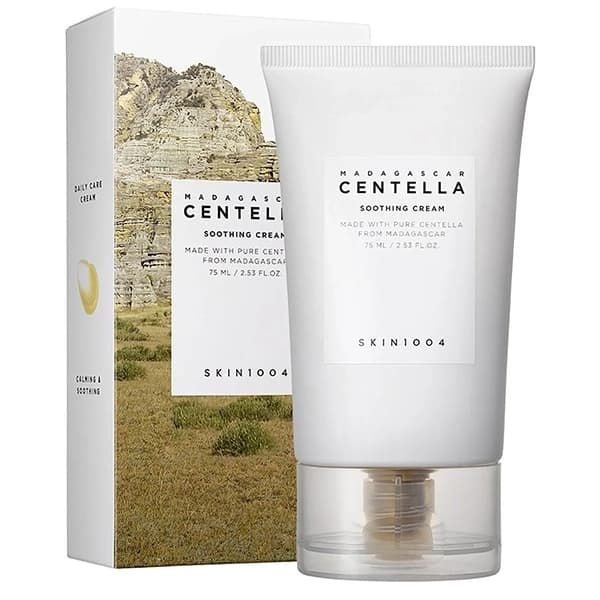 Skin1004 Creme Facial Hidratante Skin1004 Madagascar Centella Soothing Cream de 75 Ml