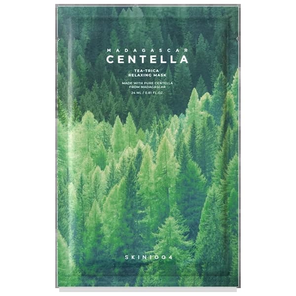 Skin1004 Máscara Facial Skin1004 Madagascar Centella Tea-Trica Relaxing Mask - 1 Unidade