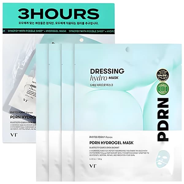 Vt-Cosmetics Máscara Facial Vt Cosmetics Pdrn Hydrogel - 4 Unidades
