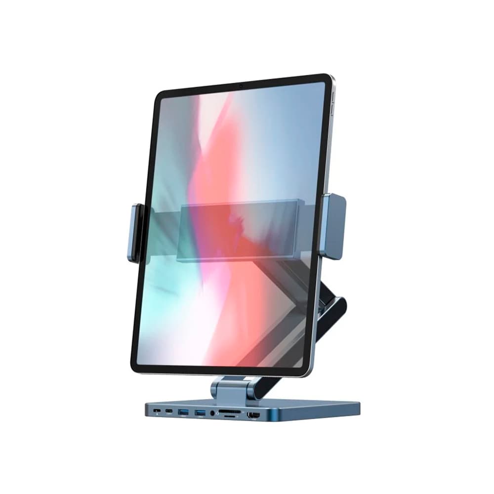 Apple Hub Soporte Wiwu Ah801 Ipad 8 En 1 Gris