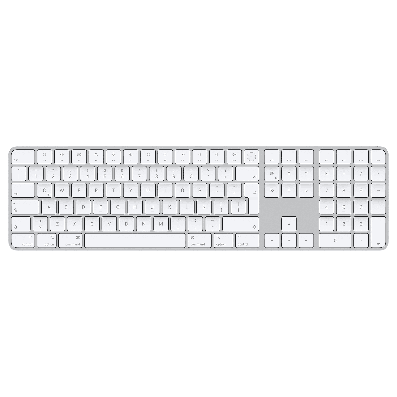 Apple Magic Keyboard Numerico Touch Id Prata